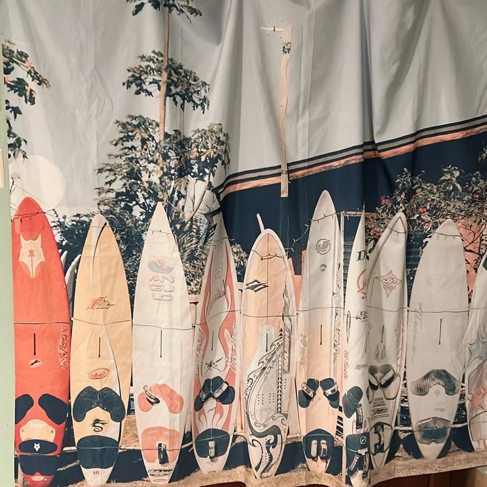 59 inches wide X 50 inches long tapestry